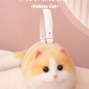 Catameng Cat Plush Bag –The Black Color